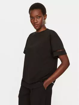 Футболка стандартного кроя Twinset, черный