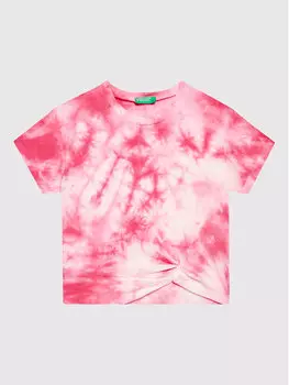 Футболка стандартного кроя United Colors Of Benetton, розовый