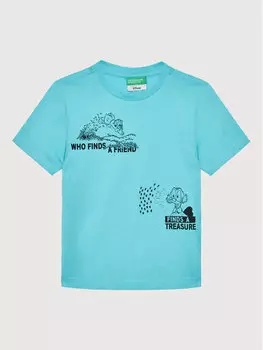 Футболка стандартного кроя United Colors Of Benetton, синий