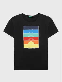 Футболка стандартного кроя United Colors Of Benetton, черный