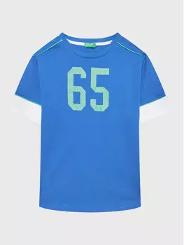 Футболка стандартного кроя United Colors Of Benetton, синий