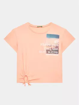 Футболка стандартного кроя United Colors Of Benetton, розовый