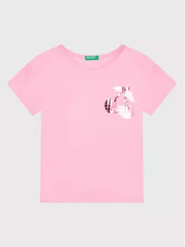 Футболка стандартного кроя United Colors Of Benetton, розовый