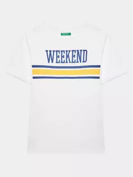 Футболка стандартного кроя United Colors Of Benetton, белый