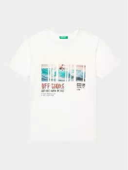 Футболка стандартного кроя United Colors Of Benetton, белый