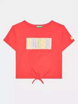 Футболка стандартного кроя United Colors Of Benetton, красный