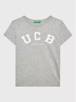 Футболка стандартного кроя United Colors Of Benetton, серый