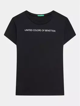 Футболка стандартного кроя United Colors Of Benetton, черный
