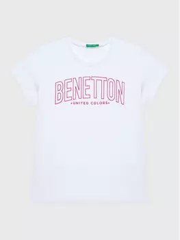 Футболка стандартного кроя United Colors Of Benetton, белый