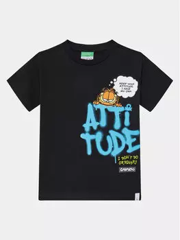 Футболка стандартного кроя United Colors Of Benetton, черный