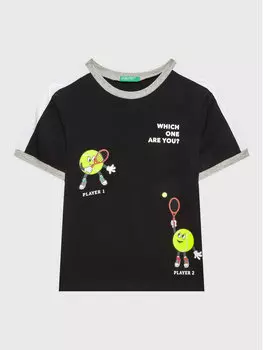 Футболка стандартного кроя United Colors Of Benetton, черный