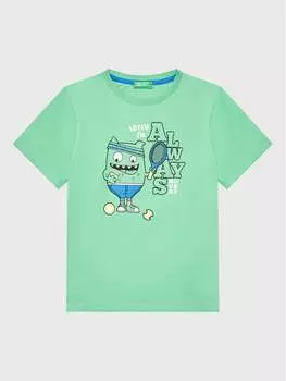 Футболка стандартного кроя United Colors Of Benetton, зеленый