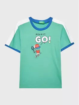 Футболка стандартного кроя United Colors Of Benetton, зеленый