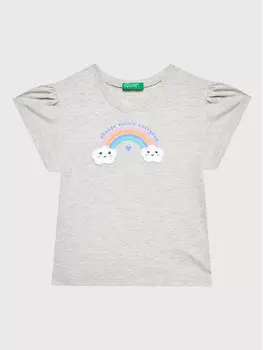 Футболка стандартного кроя United Colors Of Benetton, серый