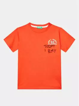 Футболка стандартного кроя United Colors Of Benetton, красный