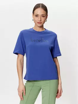 Футболка стандартного кроя United Colors Of Benetton, синий