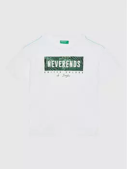 Футболка стандартного кроя United Colors Of Benetton, белый