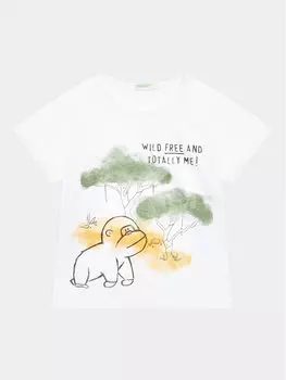 Футболка стандартного кроя United Colors Of Benetton, белый