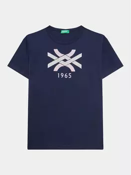 Футболка стандартного кроя United Colors Of Benetton, синий