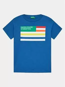 Футболка стандартного кроя United Colors Of Benetton, синий