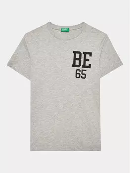 Футболка стандартного кроя United Colors Of Benetton, серый