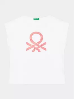 Футболка стандартного кроя United Colors Of Benetton, белый