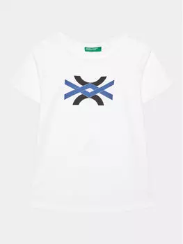 Футболка стандартного кроя United Colors Of Benetton, белый