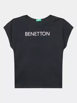 Футболка стандартного кроя United Colors Of Benetton, черный