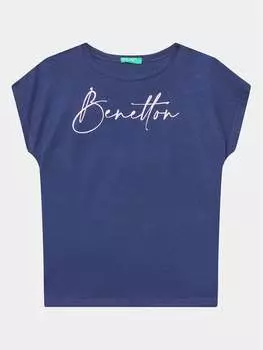 Футболка стандартного кроя United Colors Of Benetton, синий