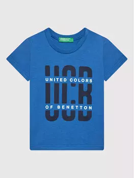 Футболка стандартного кроя United Colors Of Benetton, синий