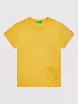 Футболка стандартного кроя United Colors Of Benetton, желтый