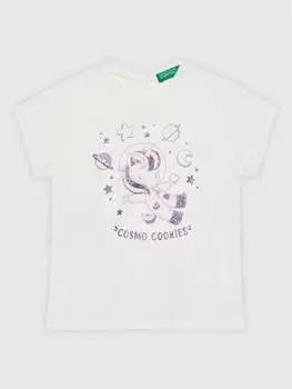 Футболка стандартного кроя United Colors Of Benetton, белый