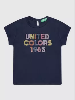 Футболка стандартного кроя United Colors Of Benetton, синий