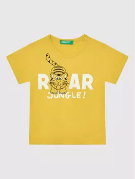 Футболка стандартного кроя United Colors Of Benetton, желтый