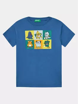 Футболка стандартного кроя United Colors Of Benetton, синий