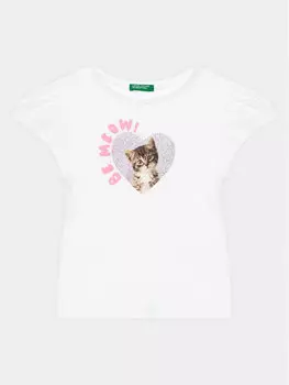 Футболка стандартного кроя United Colors Of Benetton, белый