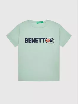 Футболка стандартного кроя United Colors Of Benetton, зеленый
