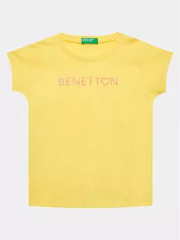 Футболка стандартного кроя United Colors Of Benetton, желтый