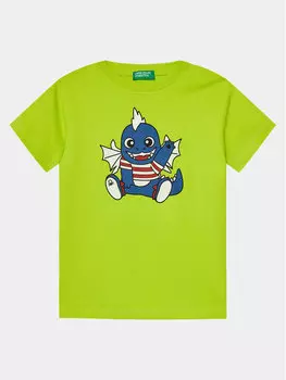 Футболка стандартного кроя United Colors Of Benetton, зеленый