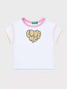 Футболка стандартного кроя United Colors Of Benetton, белый