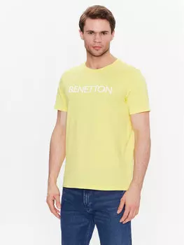 Футболка стандартного кроя United Colors Of Benetton, желтый