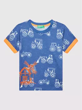 Футболка стандартного кроя United Colors Of Benetton, синий