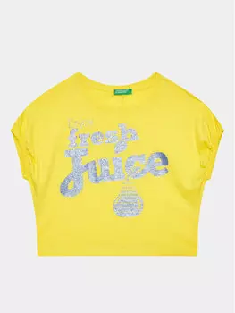 Футболка стандартного кроя United Colors Of Benetton, желтый