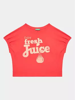 Футболка стандартного кроя United Colors Of Benetton, красный