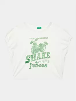 Футболка стандартного кроя United Colors Of Benetton, белый