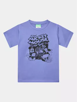 Футболка стандартного кроя United Colors Of Benetton, фиолетовый