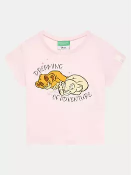 Футболка стандартного кроя United Colors Of Benetton, розовый