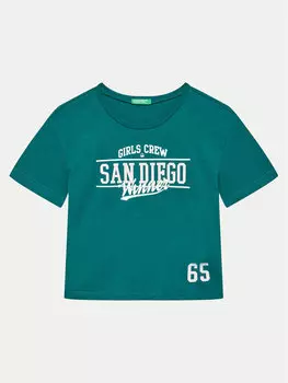 Футболка стандартного кроя United Colors Of Benetton, зеленый