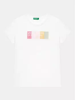 Футболка стандартного кроя United Colors Of Benetton, белый