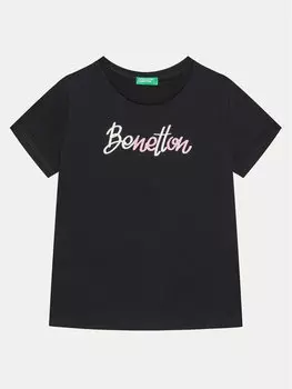 Футболка стандартного кроя United Colors Of Benetton, черный